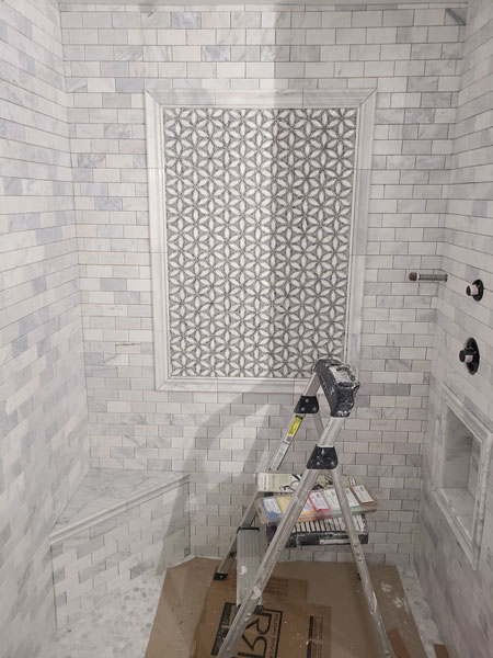 Ornate Shower Tiles